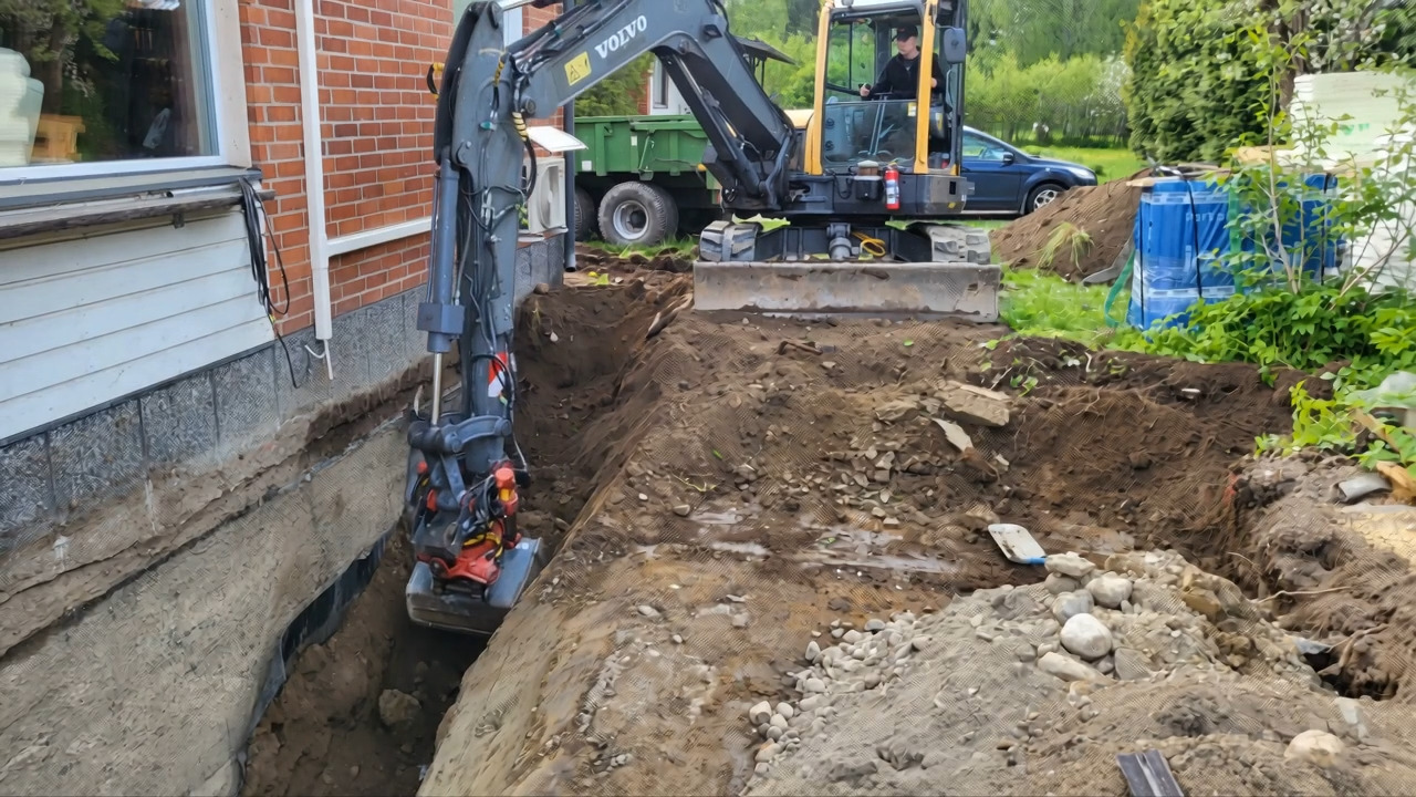 Salaoja- ja sadevesisaneeraus